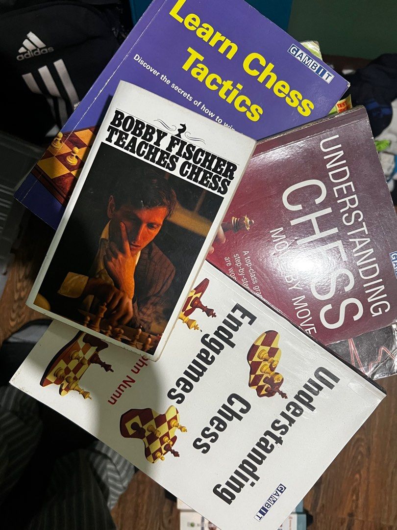 CHESS BOOKS TAKE ALL (Category: Storybooks) located in Baguio. Submitted by nightlights233 (Listing ID 1412944237, Image 2). Description: - learn chest tactics - 250 - Understanding chess move by move - 325 - Understanding chess endgames -325 - Bobby fischer teaches chess - SOLD No Writings Good as new. All bought in FULLYBOOKED Negotiable for sure buyerr Take all for 1,050 plus SF KUNIN NYO NA PO PLSS PANDAGDAG TUITION FEE FOR MEDSCHOOL CAN DO M