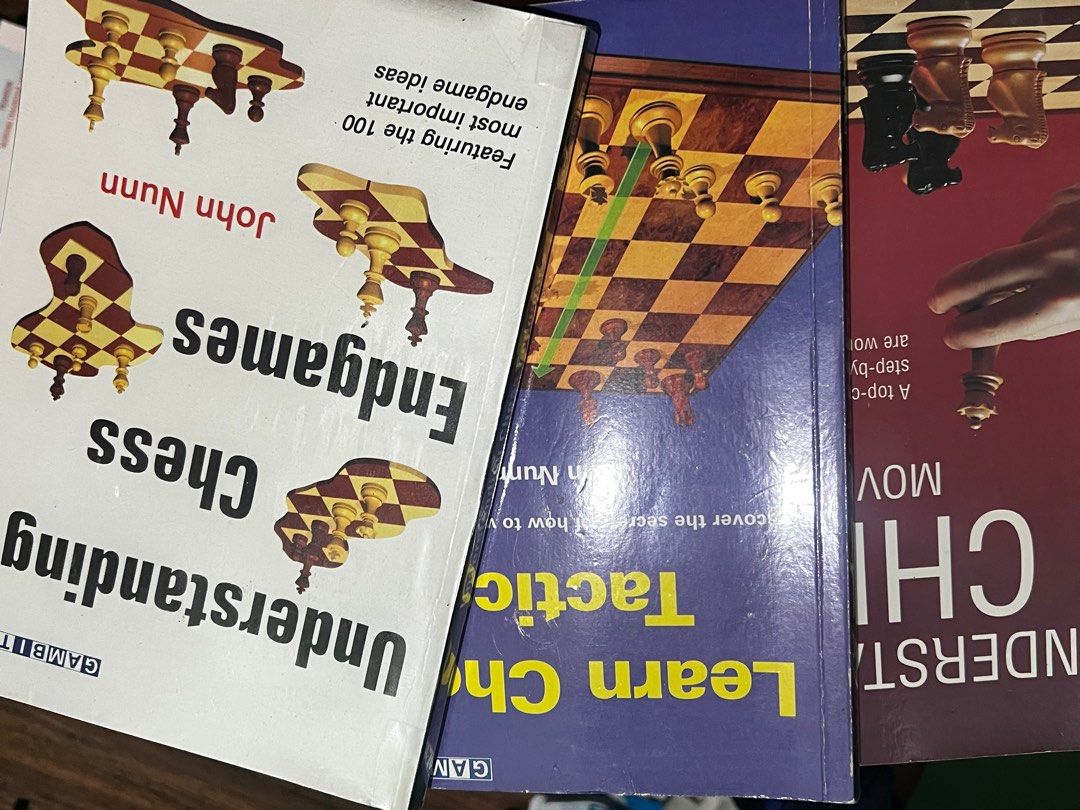 CHESS BOOKS TAKE ALL (Category: Storybooks) located in Baguio. Submitted by nightlights233 (Listing ID 1412944237, Image 3). Description: - learn chest tactics - 250 - Understanding chess move by move - 325 - Understanding chess endgames -325 - Bobby fischer teaches chess - SOLD No Writings Good as new. All bought in FULLYBOOKED Negotiable for sure buyerr Take all for 1,050 plus SF KUNIN NYO NA PO PLSS PANDAGDAG TUITION FEE FOR MEDSCHOOL CAN DO M