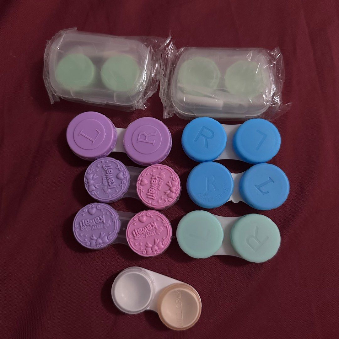 Contact Lenses Case (Category: Vision Care) located in Manila. Submitted by all.available.pls.read (Listing ID 1413015464, Image 3). Description: All brand new, never used. 9 pcs contact lenses case/container All for ₱350 .