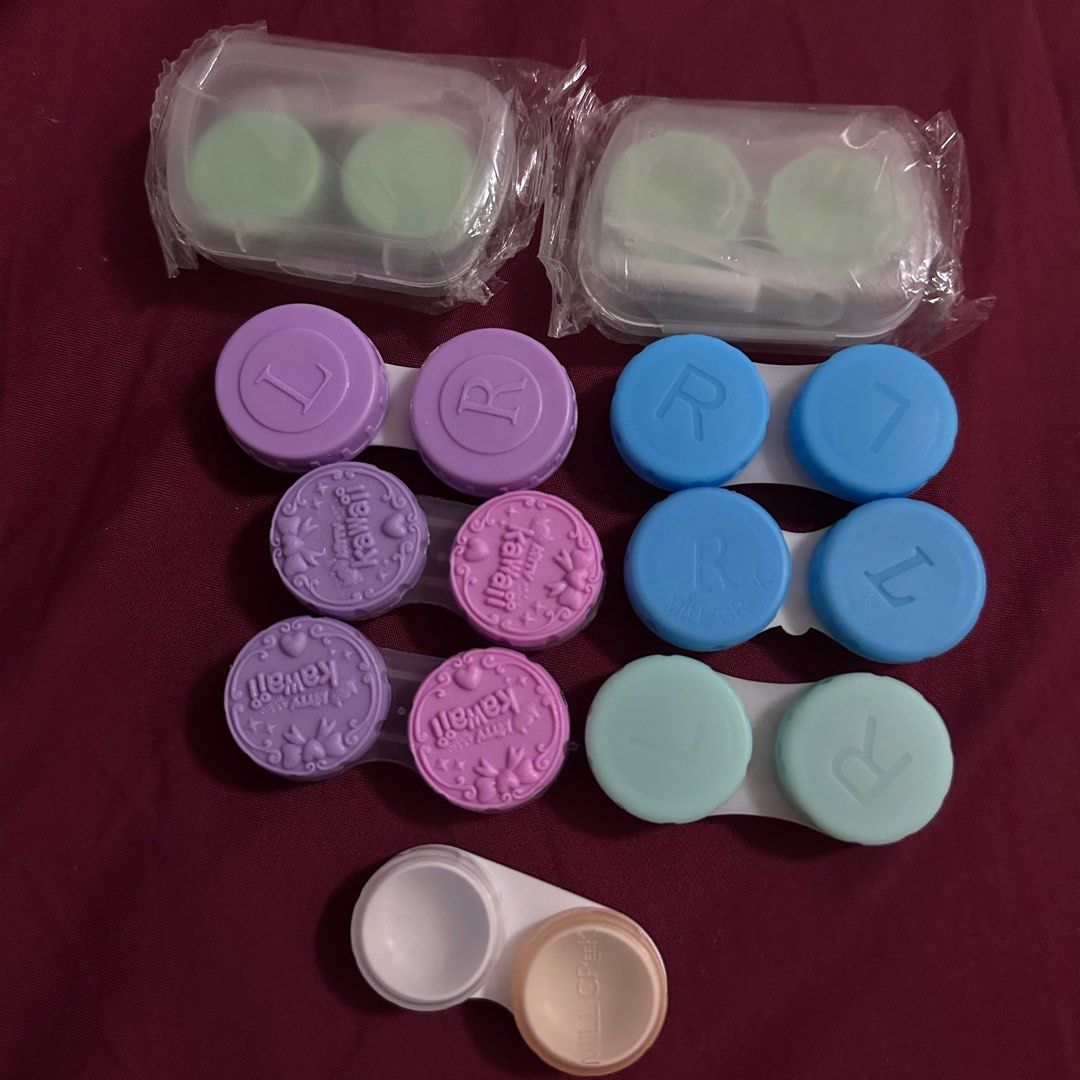 Contact Lenses Case (Category: Vision Care) located in Manila. Submitted by all.available.pls.read (Listing ID 1413015464, Image 2). Description: All brand new, never used. 9 pcs contact lenses case/container All for ₱350 .