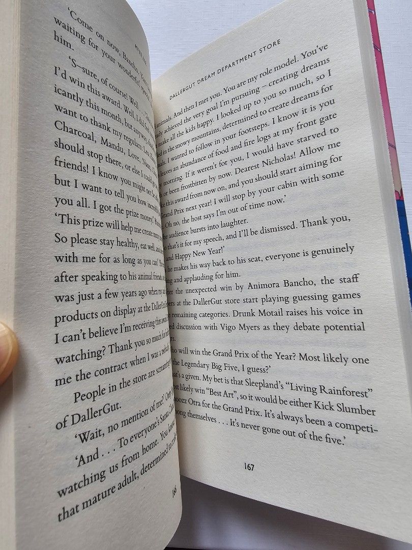 Dallergut Dream Department Store - Miye Lee (Category: Storybooks) located in Makati City. Submitted by modrajaf (Listing ID 1412903092, Image 3). Description: THE #1 KOREAN BESTSELLER WITH OVER A MILLION COPIES SOLD Condition: Like new. Smooth cover, smooth spine. No yellowing in pages. RFS: Decluttering ISBN 978-1035412761 "What if there was a store that sold dreams? Which would you buy? And who might you become when you wake up? In a mysteriou