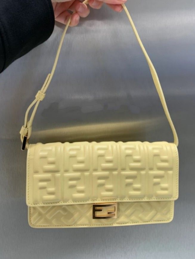 Fendi woc baguette (Category: Luxury Bags & Wallets) located in Las Pinas. Submitted by glamdustph (Listing ID 1412928502, Image 2). Description: 💯 authentic from staff sale retail price 92,000 with box, paper bag, dustbags, authenticity cards cc payment via paypal plus sf thank you.