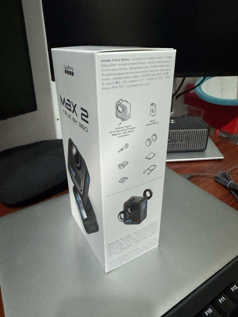 GoPro Max 2 True 8K 360 Camera (Category: Video Cameras) located in Manila. Submitted by seashxlle (Listing ID 1413010138, Image 2). Description: buy niyo na hehe rfs: napalanunan sa raffle (company YEP) :)))) Perfect for travel, motovlogs, action sports, and immersive content creation. Inclusions (Brand New, Complete Sealed Box): ✔ GoPro Max 2 Camera ✔ Enduro Battery ✔ Mounting Accessories ✔ USB Cable ✔ Documentation & Safety Guide TOP FEATURES: