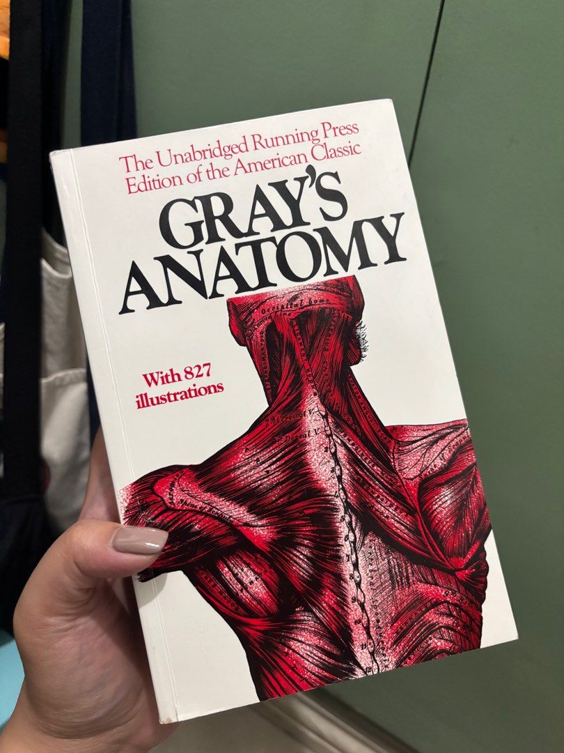 Gray's Anatomy Unabridged Running Press Edition (Category: Textbooks) located in Makati City. Submitted by jamie.roxas (Listing ID 1412955459, Image 1). Description: - Gray's Anatomy: Unabridged Running Press Edition - Features 827 illustrations - A classic work by Henry Gray - Originally published in 1901 - Contains 1,057 pages - Cover depicts human anatomy.