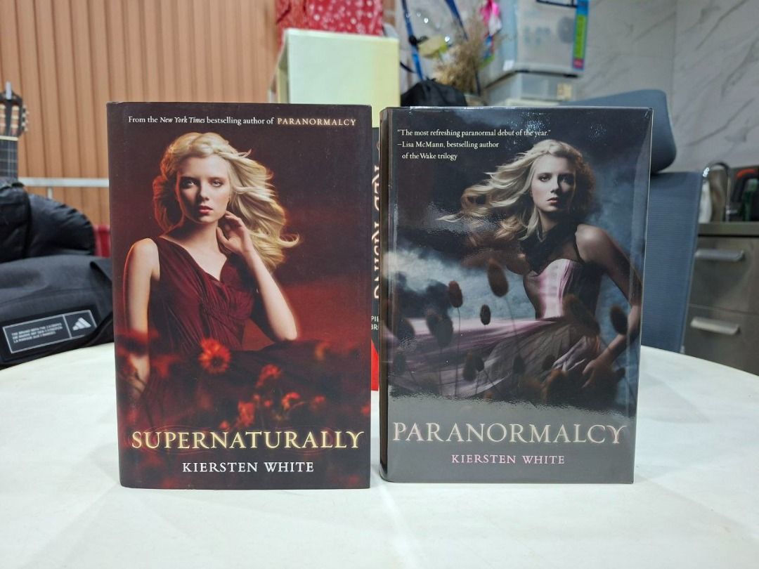(Hardbound) Paranormalcy & Supernaturally by Kiersten White (Category: Storybooks) located in Quezon City. Submitted by forsyth21 (Listing ID 1412991574, Image 1). Description: - Two books from the Paranormalcy series by Kiersten White. - Titles: "Paranormalcy" and "Supernaturally"..