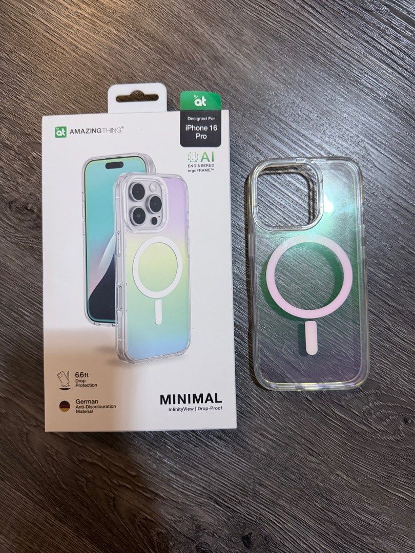 Iphone 16 Pro Cases - Uniq & AT (Category: Cases & Sleeves) located in Manila. Submitted by declutterbykk (Listing ID 1412997078, Image 2). Description: Iphone 16 Pro Cases •Uniq Lyden Leatherette Case •AT Case SOLD AS SET FOR 1k only :) .