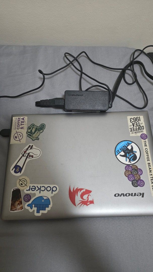 Lenovo Laptop S21e (Category: Laptops & Notebooks) located in Marikina City. Submitted by wynlzr3 (Listing ID 1413011685, Image 3). Description: - Lenovo laptop - Windows 8.1 - Black body - Includes charger - Intel CPU - 2GB RAM - Stickers on the back Naka stock lang sa cabinet, never been used in a long time No time to test other functionalities (buy at your own risk) RFS: decluttering shipping via lalamove w/in metro manila (c/o buyer).