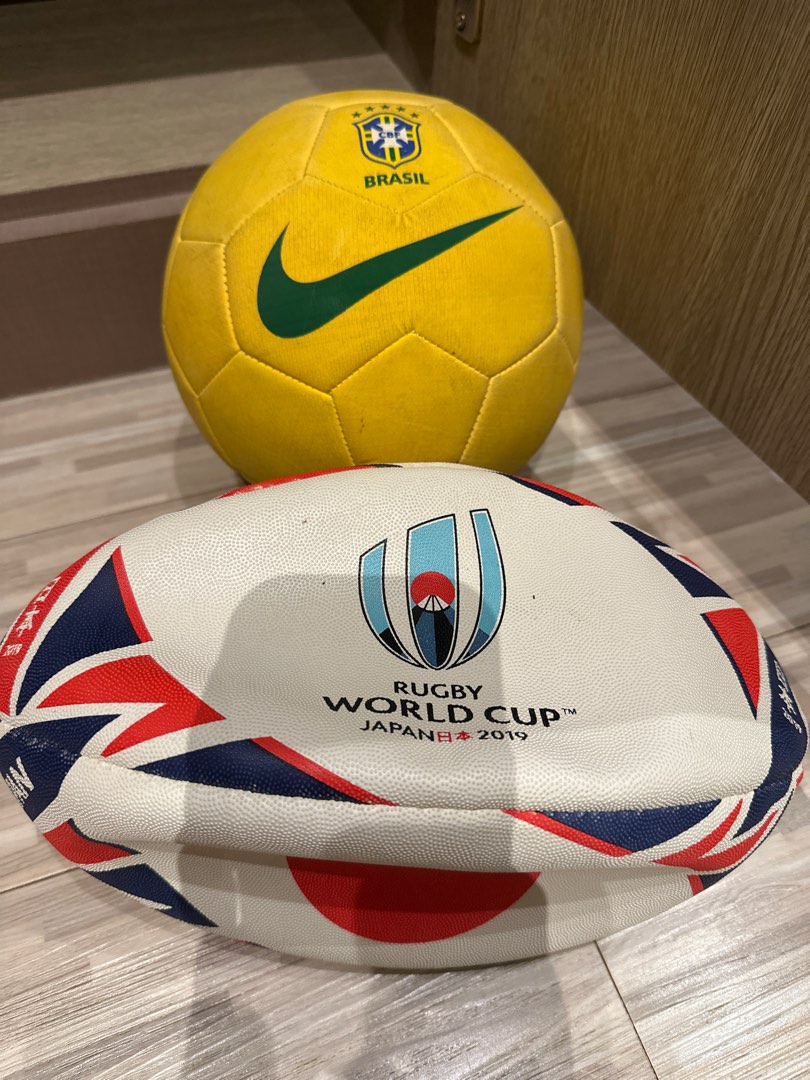 Nike Brazil Soccer Ball & Rugby World Cup Ball, Sports Equipment ...