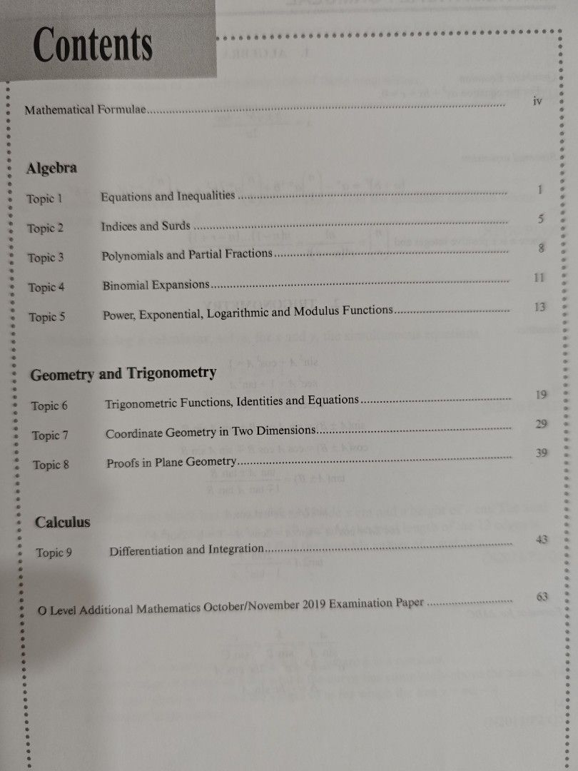 O Level Topical Exam Questions: Additional Maths, Physics, Hobbies \u0026 Toys, Books \u0026 Magazines ...