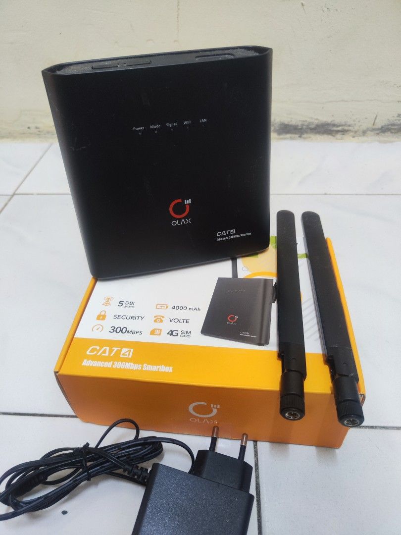 Modem Astro Kad OLAX CPE 535 Pro 4G Router modem 5g lock bank 28 sim kad, Computers ...