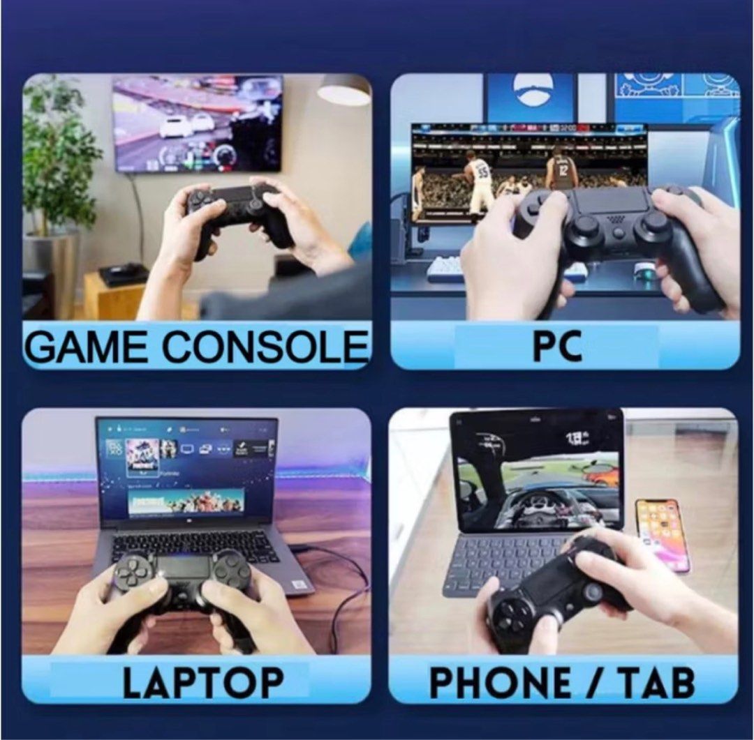 PS4 Controller | PC Controller | Bluetooth Controller | Wireless Controller | PC Compatible Controller | Mac Compatible Controller | Console Controller | Gamepad Controller | Ergonomic Controller | Multi-Platform Controller (Category: Controllers) located in Singapore. Submitted by cozycorner_sg (Listing ID 1412899027, Image 2). Description: Original controller is $49 Our model is only $35 This console controller is designed to deliver a smooth a