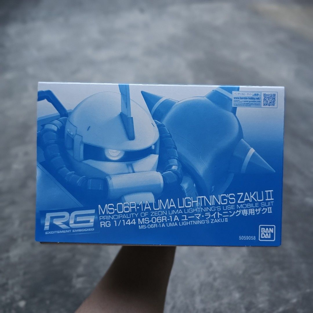 RG UMA LIGHTNINGS ZAKU II (Category: Gundam & Model Kits) located in Manila. Submitted by chinobi405 (Listing ID 1413009815, Image 3). Description: WTS Onhand Brand new, sealed runners Premium Bandai RG Uma Lightnings Zaku 2 2590 Slightly negotiable Via Lalamove or meet up around Imus ONLY.