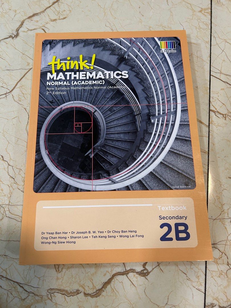 Think! Mathmatics (NA) Textbook 2B, Hobbies & Toys, Books & Magazines ...