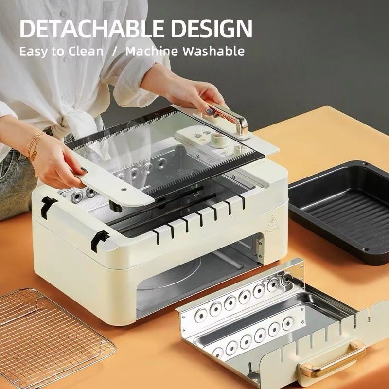 Tjean Electric Grill - Detachable Design, TV & Home Appliances, Kitchen ...