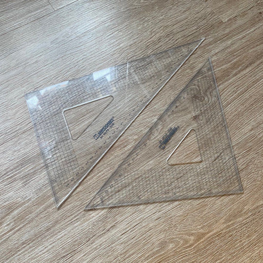 Triangular Set Square (Category: Art & Prints) located in Singapore. Submitted by _rillllll (Listing ID 1412966215, Image 2). Description: .