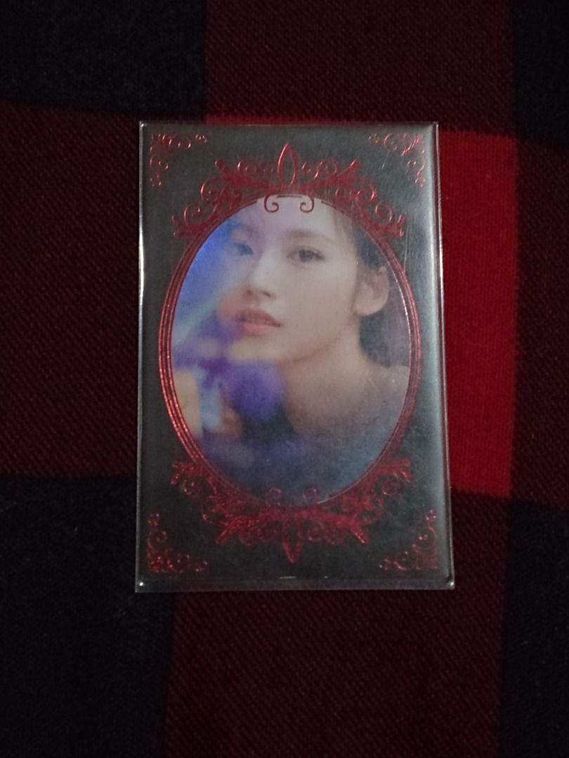 TWICE Sana Tomato PC w/free PC (Category: K-Wave Merchandise) located in Caloocan City. Submitted by lia29935630 (Listing ID 1412982376, Image 2). Description: 🍅 TWICE Sana Photocard Set (Tomato PC + Another Sana PC) 🍅 Selling Sana Tomato Photocard with another Sana PC included 💗 (Not sure of the name of the other Sana PC, but buyers may scan/check it before purchasing!) 📦 Packaging: ✔️ Will be packed with a sleeve and toploader for protectio