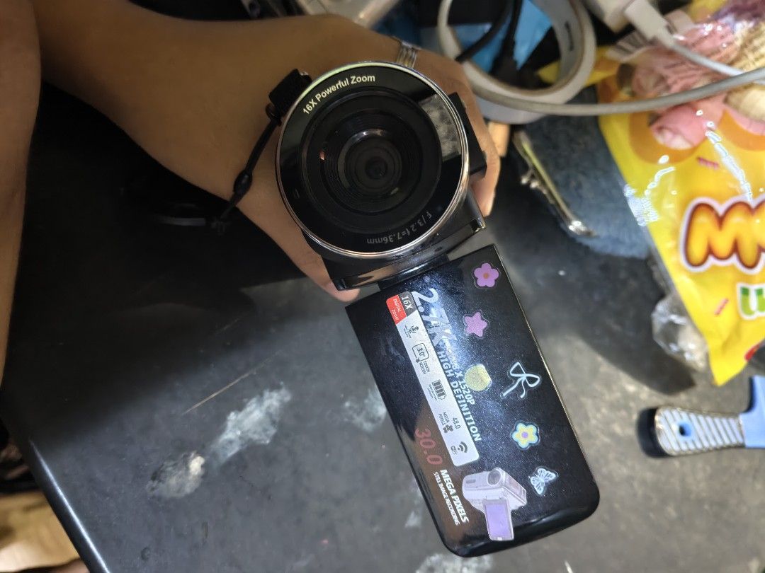 Vetek Camcorder (Category: Video Cameras) located in Manila. Submitted by viiriyan (Listing ID 1412981628, Image 2). Description: with extra rechargeable battery, hdmi cable, mic cable, still with box type c charger vintage output, pm me for sample vids and pics! dm me if you have any questions rfs: need funds for my laptop:( fixed price since its hard to let go.