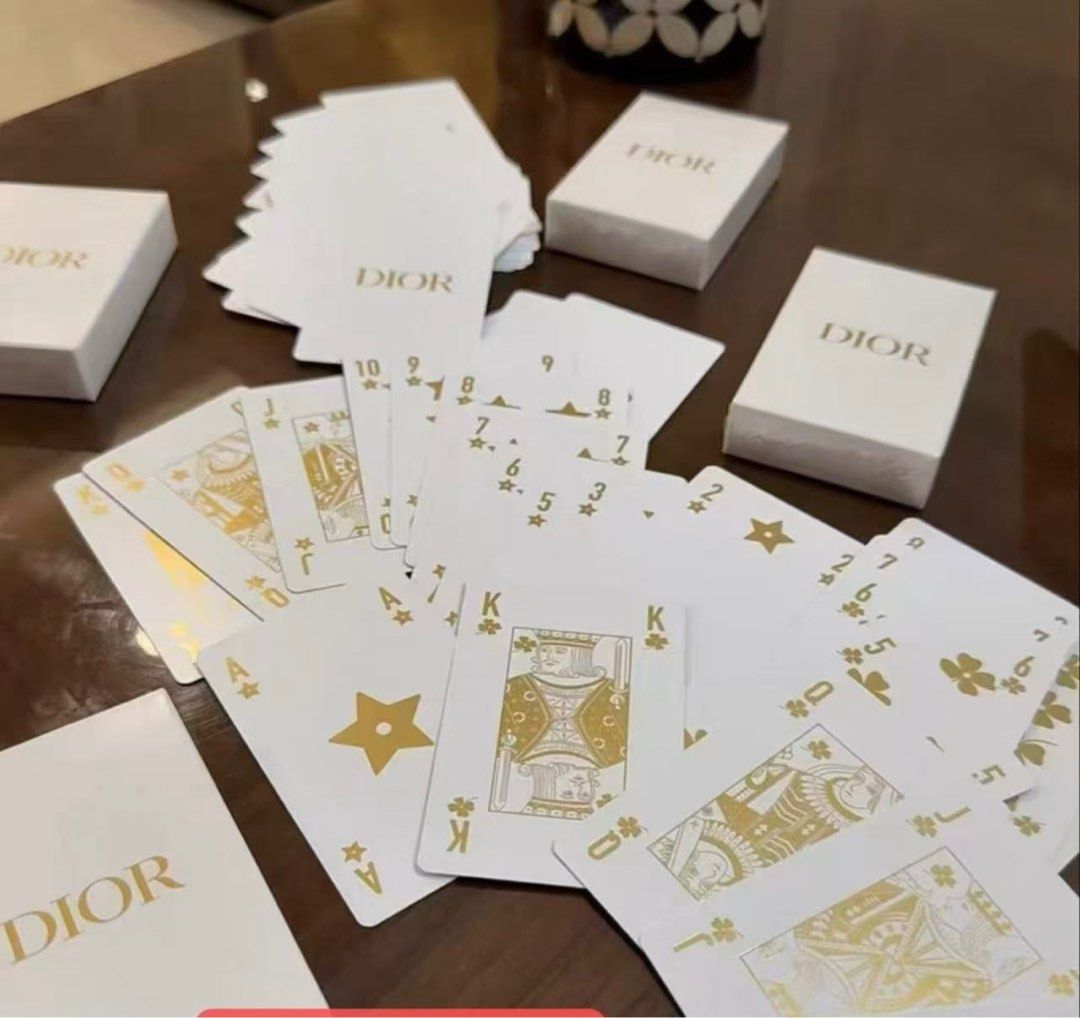 100% authentic Dior Playing Cards - New, Hobbies & Toys, Toys & Games ...