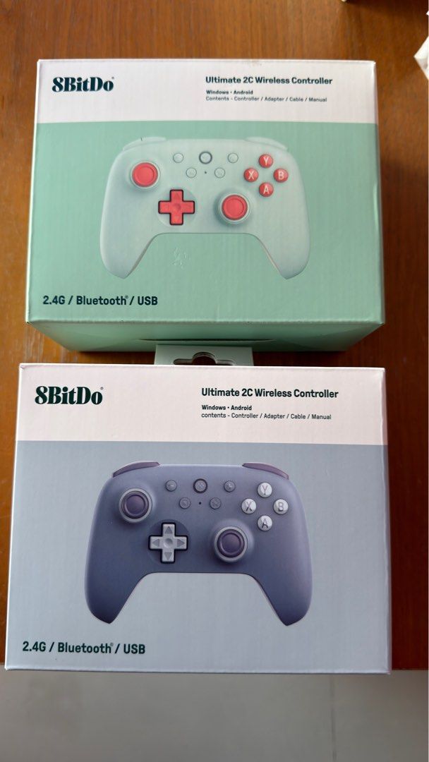 8BitDo Ultimate 2C Wireless Controllers (Category: Controllers) located in Singapore. Submitted by stunt1080 (Listing ID 1414738243, Image 3). Description: Brand new Controllers. Bought the wrong models so letting them go right away. Brand new price currently 33$ per piece. Price indicated for both. .