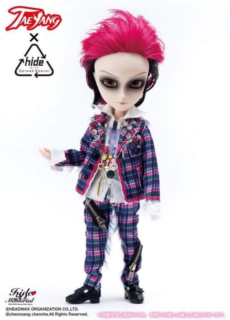限時清貨價 日本 X-Japan Hide Tae Yang T-267 Taeyang (1/6) 20th Memorial Ver ...