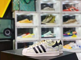 adidas gazelle silver green womens adidas Superstar Shoes White/Black/Green H06192 main image 0