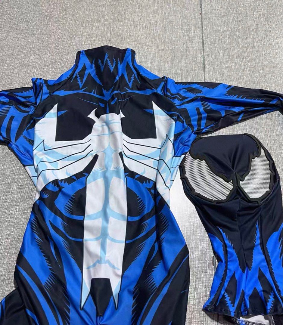 (ALL SIZES AVAILABLE) Black spiderman animated suit, Men's Fashion ...
