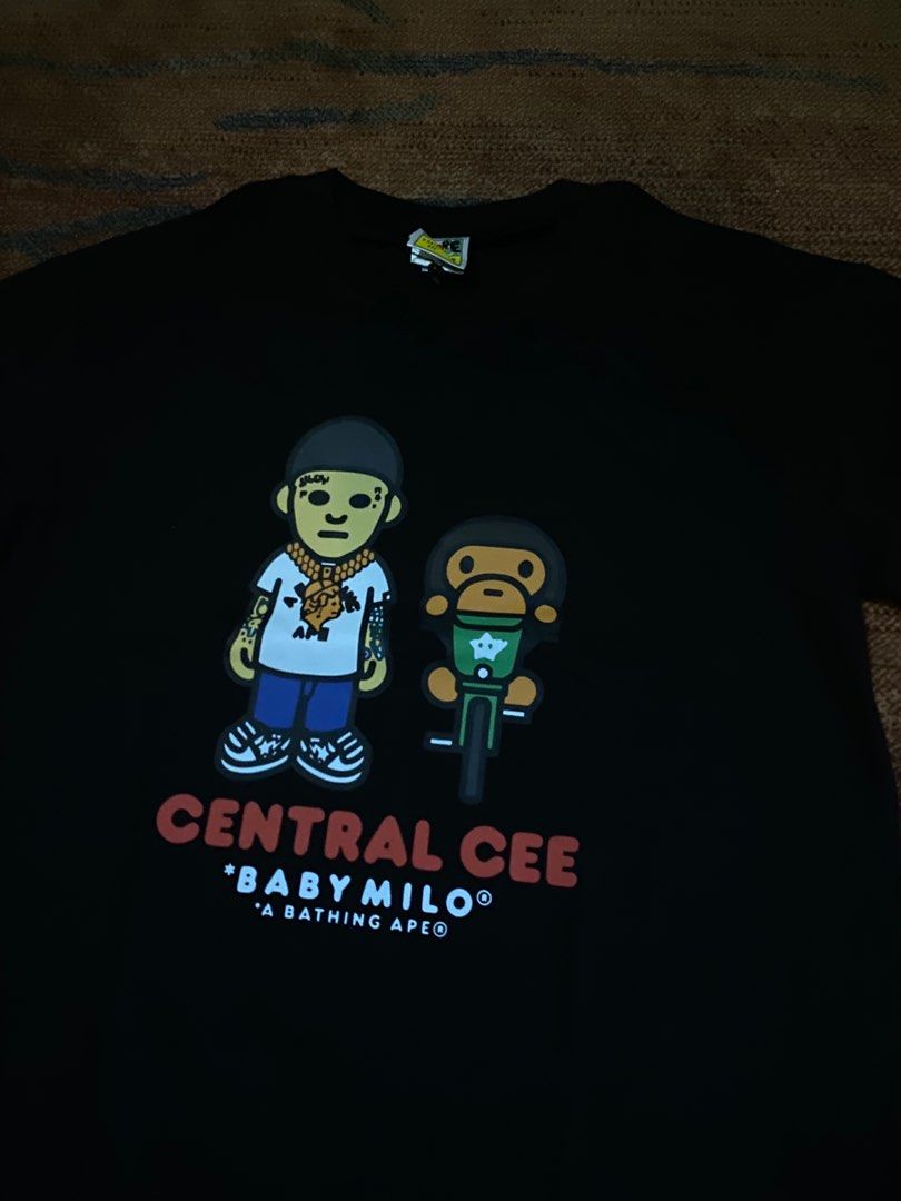 Bape X Syna Central Cee Tee Shirt (Category: Tshirts & Polo Shirts ) located in Manila. Submitted by marty2smoove (Listing ID 1414747278, Image 2). Description: SMALL SIZE FIT TO LARGE 23x28 DM TO PURCHASE!.