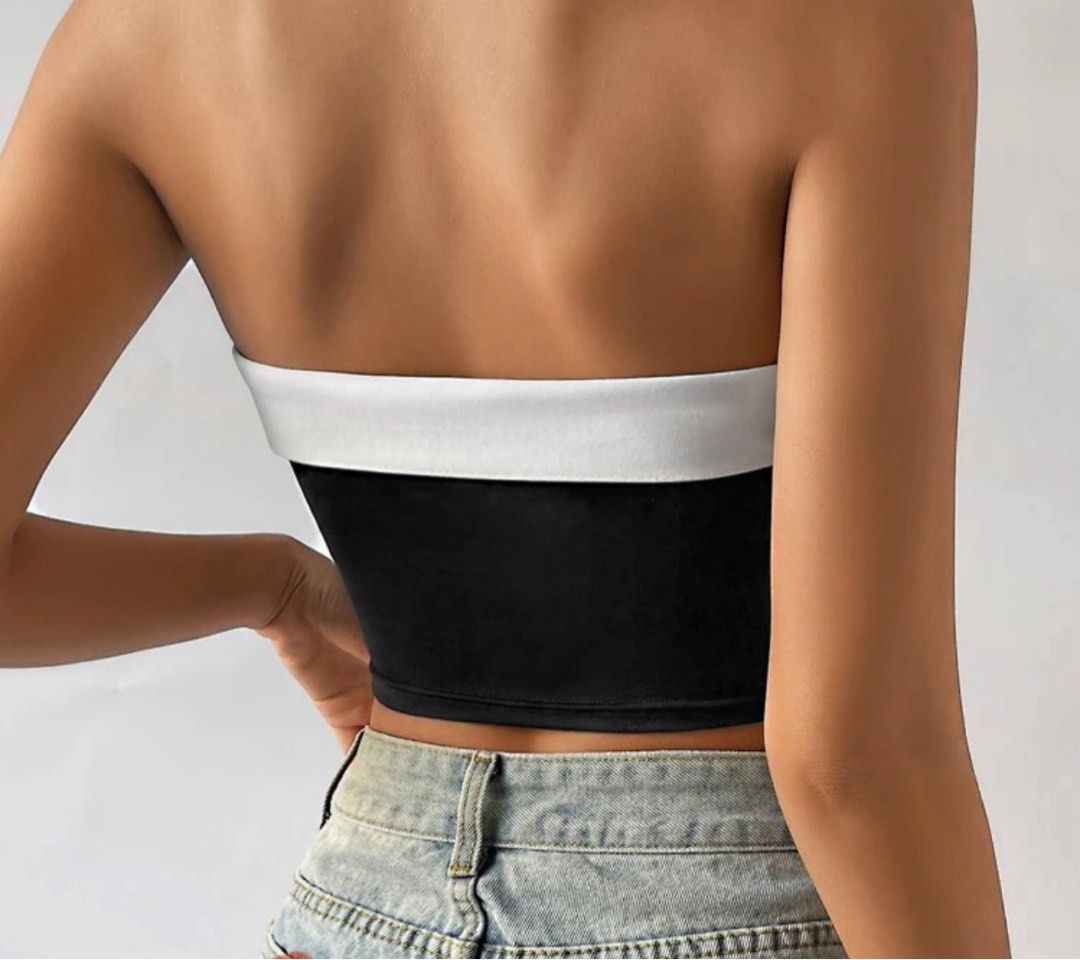 Black and White Tube Top (Category: Others Tops) located in Valenzuela. Submitted by loveabel4ever (Listing ID 1414656217, Image 3). Description: -used once -size xs-s pm for when worn pics.