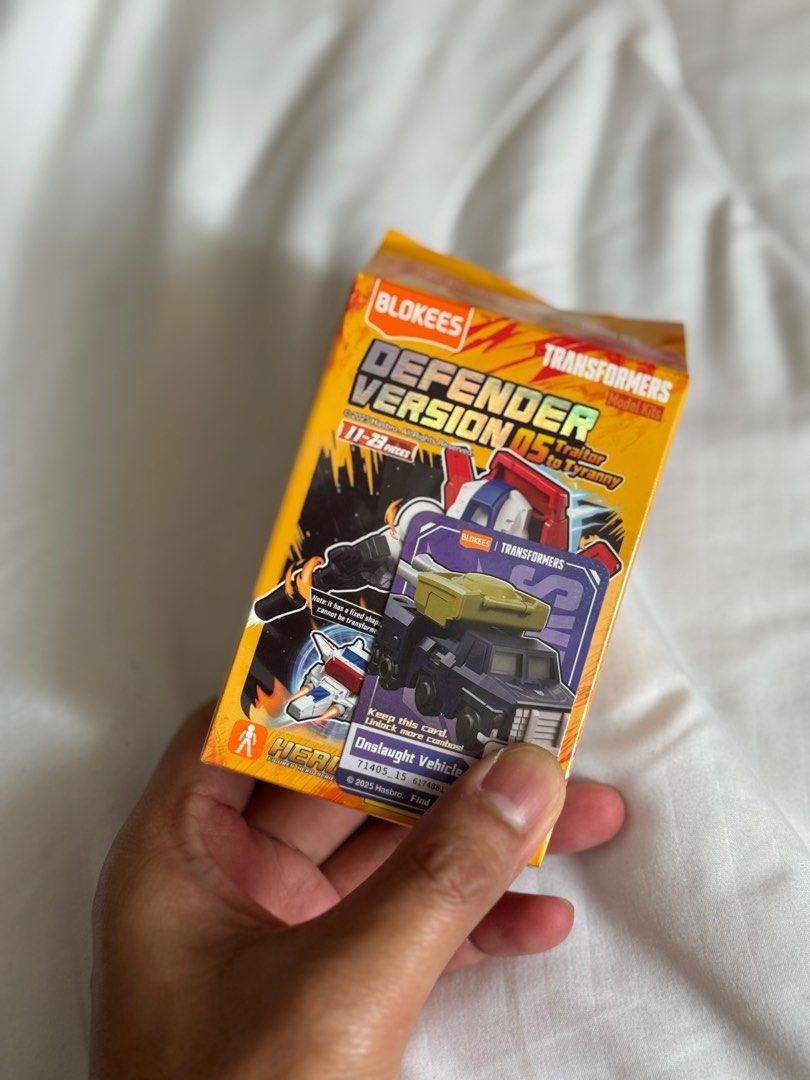 Blokee Transformers Defender Version 05 Model Kit (Category: Gundam & Model Kits) located in Manila. Submitted by jongabor (Listing ID 1414651810, Image 2). Description: - Blokee Transformers Defender Version 05 For sale only 160 each get it now 🔥 Unbuilt Unscanned QR MOP: Gcash or BPI Delivery c/o buyer Grab / Lalamove / Jnt / Gogo Express 📍 Manila.