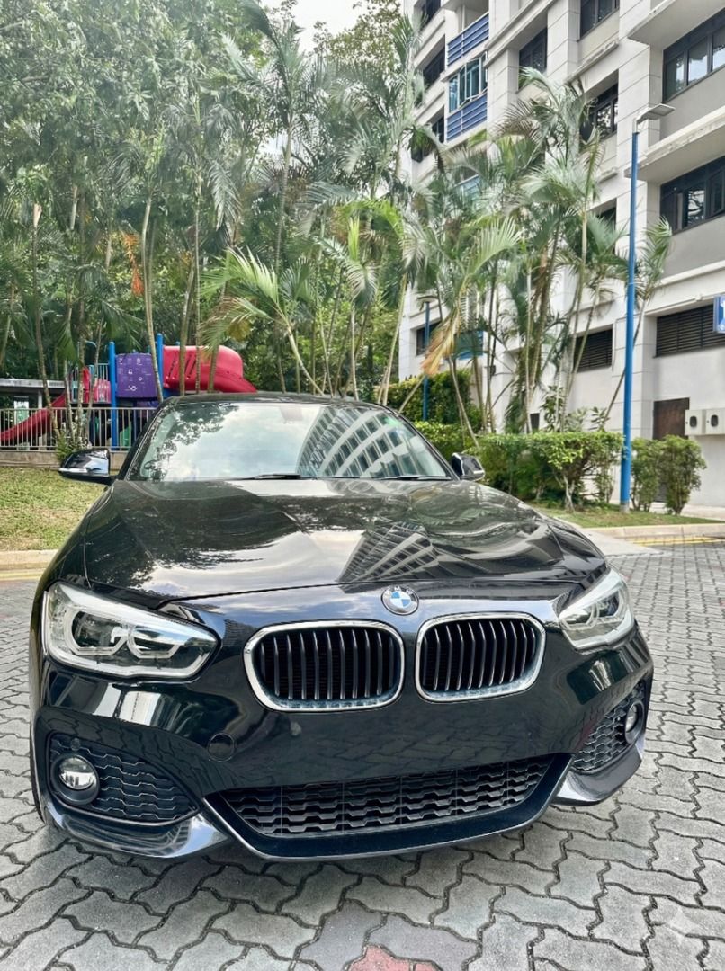 BMW 1 Series Hatchback Diesel 116d (A) (Category: Used Cars) located in Singapore. Submitted by marque (Listing ID 1414753300, Image 2). Description: PRISTINE BMW 116D (LCI) WITH M-SPORT BODY KIT AND M-SPORT RIMS - Facelifted LCI (2018) model with Black-out Speedometer and refreshed interior - Lowest mileage for a 116D in Singapore - only 62,000km - Amazing power / torque (270nm) for such a small ride + great fuel consumption ~750-850km - Pristin