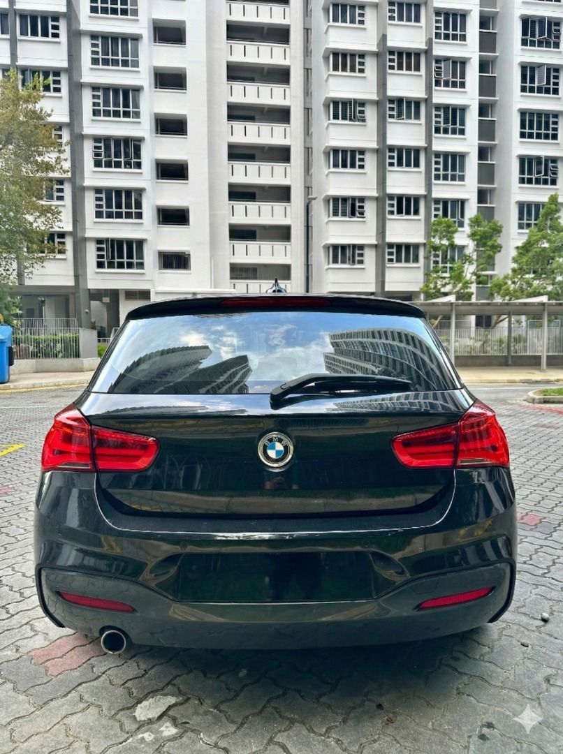BMW 1 Series Hatchback Diesel 116d (A) (Category: Used Cars) located in Singapore. Submitted by marque (Listing ID 1414753300, Image 3). Description: PRISTINE BMW 116D (LCI) WITH M-SPORT BODY KIT AND M-SPORT RIMS - Facelifted LCI (2018) model with Black-out Speedometer and refreshed interior - Lowest mileage for a 116D in Singapore - only 62,000km - Amazing power / torque (270nm) for such a small ride + great fuel consumption ~750-850km - Pristin