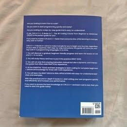 C# & C++ Coding Course 5 Books in 1 (Category: Textbooks) located in Mandaluyong City. Submitted by bossk21 (Listing ID 1414696156, Image 2). Description: READ DESCRIPTION FIRST‼️ PAYMENT FIRST‼️ 100% LEGIT SELLER Delivery only (buyer will pay the shipping fee) Delivery: Lalamove, Joyride or J&T Location: Mandaluyong (pm for more details) Note: Seller can deliver the item around Metro Manila for only 50 - 100 php depending on distance. Hindi po n