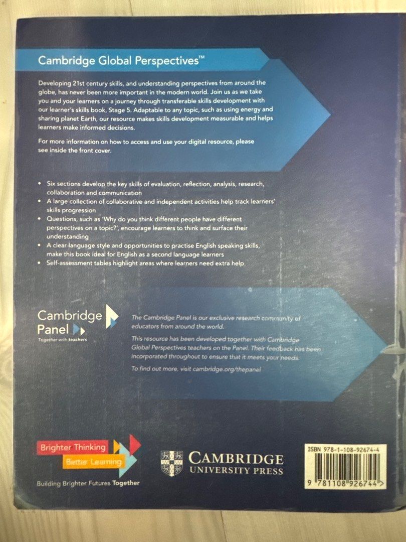 Cambridge Primary Global Perspectives Learner's Skills Book 5, Hobbies ...