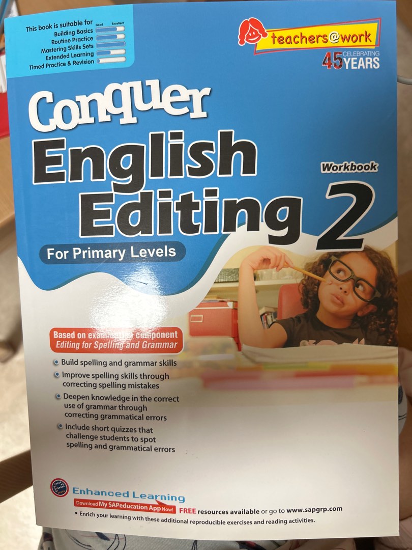 Conquer English Editing Workbook 2, Hobbies & Toys, Books & Magazines ...