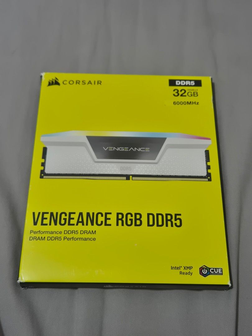 Corsair Vengeance RGB DDR5 32GB 6000MHz RAM, Computers & Tech, Parts ...