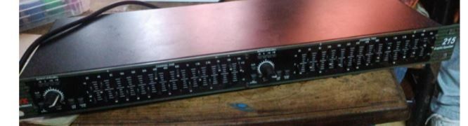 DBX EQUALIZER (215-EQUALIZER) (Category: Other Audio Equipment) located in Caloocan City. Submitted by roxsell.00 (Listing ID 1414678347, Image 1). Description: - Rane 215 graphic equalizer - Features multiple frequency bands for audio adjustment - Includes knobs and sliders for precise control - Comes with attached power cable - Model number: 215 - In good working condition.