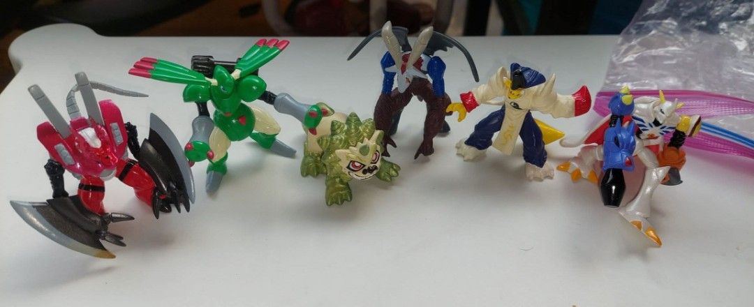Digimon Action Figures (Category: Figurines & Statues) located in Baguio. Submitted by clumzy.v2 (Listing ID 1414801399, Image 1). Description: - Digimon action figure set. - Features various characters. - Detailed designs and vibrant colors. - Made of plastic. - Articulated parts. - Some figures include accessories. - Great for collectors and Digimon fans. 650 each.
