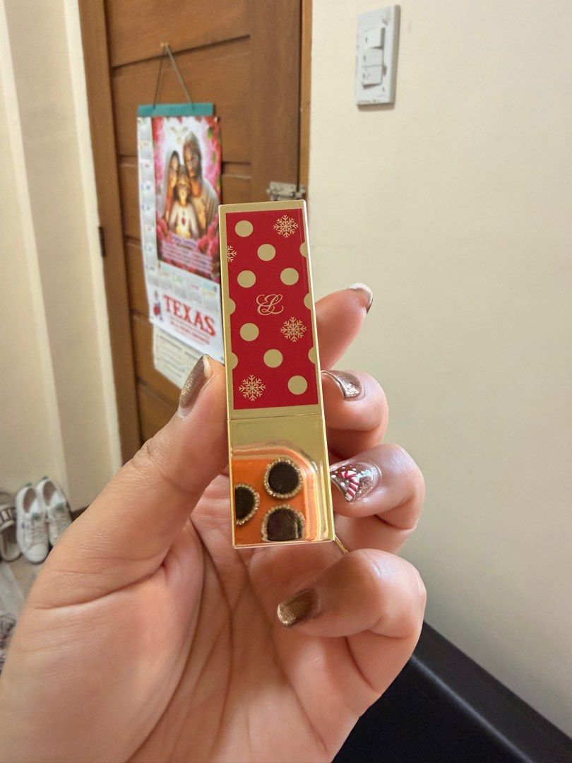 EsteLauder Red Ribbon Lipstick (Category: Makeup) located in Manila. Submitted by authenticprelovedmnls (Listing ID 1414631690, Image 1). Description: Just opened & test Rfs - Not my type of lip color.