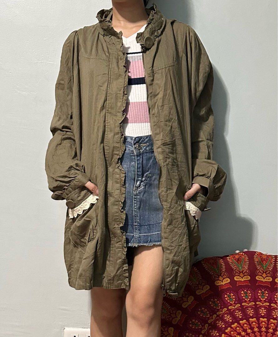 Fashion Trench Coat (Category: Coats, Jackets and Outerwear) located in Taguig. Submitted by mistAstuff (Listing ID 1414816116, Image 2). Description: Fashion Trench Coat! Small - Large .