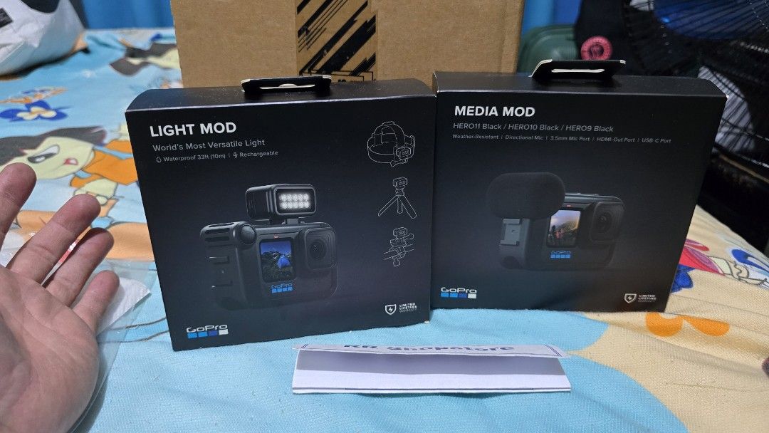 Gopro Media Mod and Light Mod (Category: Cameras) located in San Miguel. Submitted by rrshopstore (Listing ID 1414744338, Image 3). Description: Compatible with Gopro 13/12/11/10/9.