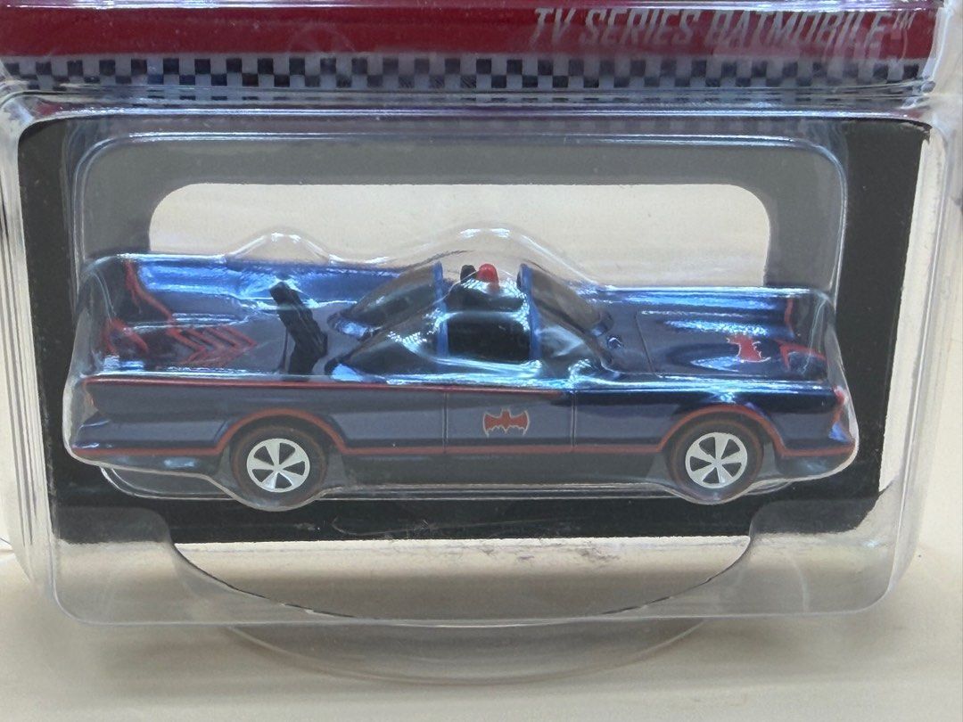Hotwheels RLC Batmobile - 1:64 scale (Category: Vehicle & Diecast Models) located in Mandaluyong City. Submitted by karldfinds (Listing ID 1414738351, Image 3). Description: Red line club exclusive batmobile Scale:1:64 With protector Location: Mandaluyong Shipping c/o buyer Meet ups: Shangrila Mall (by schedule) MOP: Gcash, Maya, BPI.