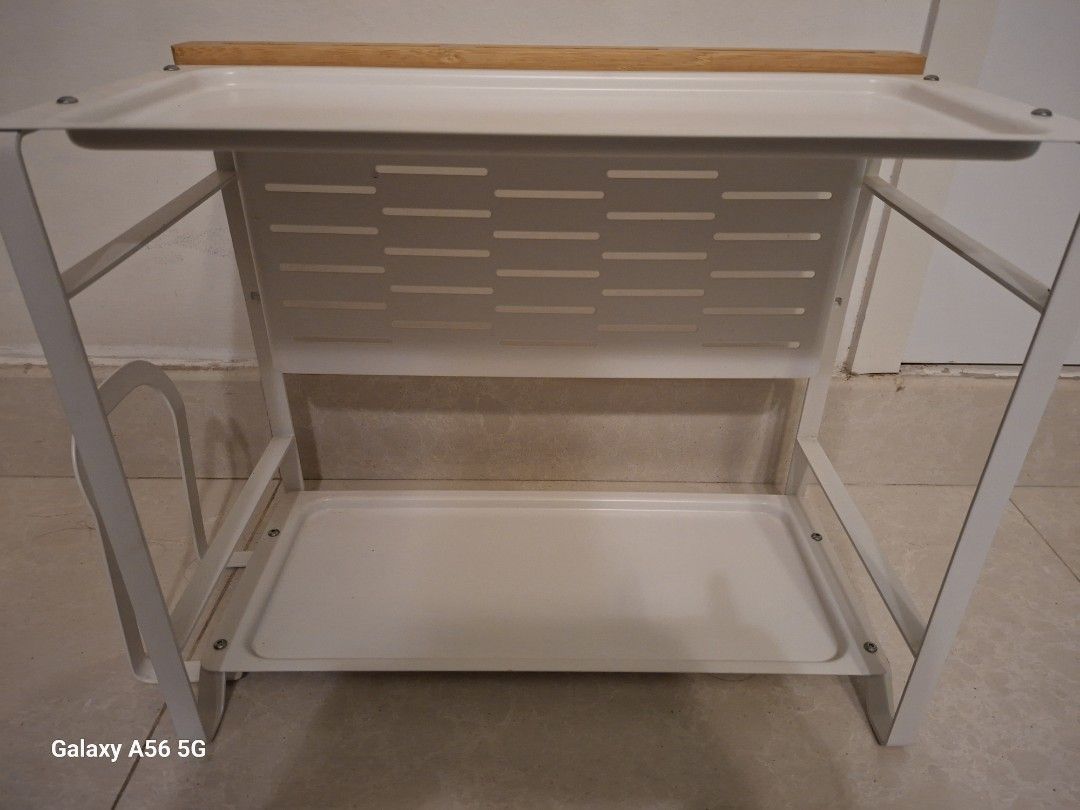 IKEA AVSTEG Kitchen countertop organiser, bamboo/white,, Furniture ...