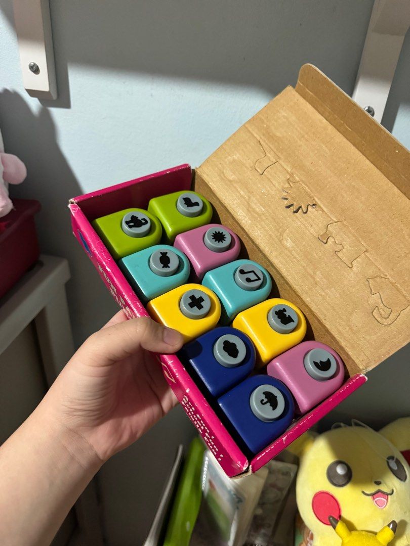 Japan Craft Puncher Set (Category: Craft Supplies & Tools) located in Santa Rosa. Submitted by yagamibunny (Listing ID 1414783895, Image 1). Description: -10 PCS. -Made in Japan -Quality✅, Mabibigat sila -Good for journaling/arts and crafts Loc: Sta. Rosa, Laguna.