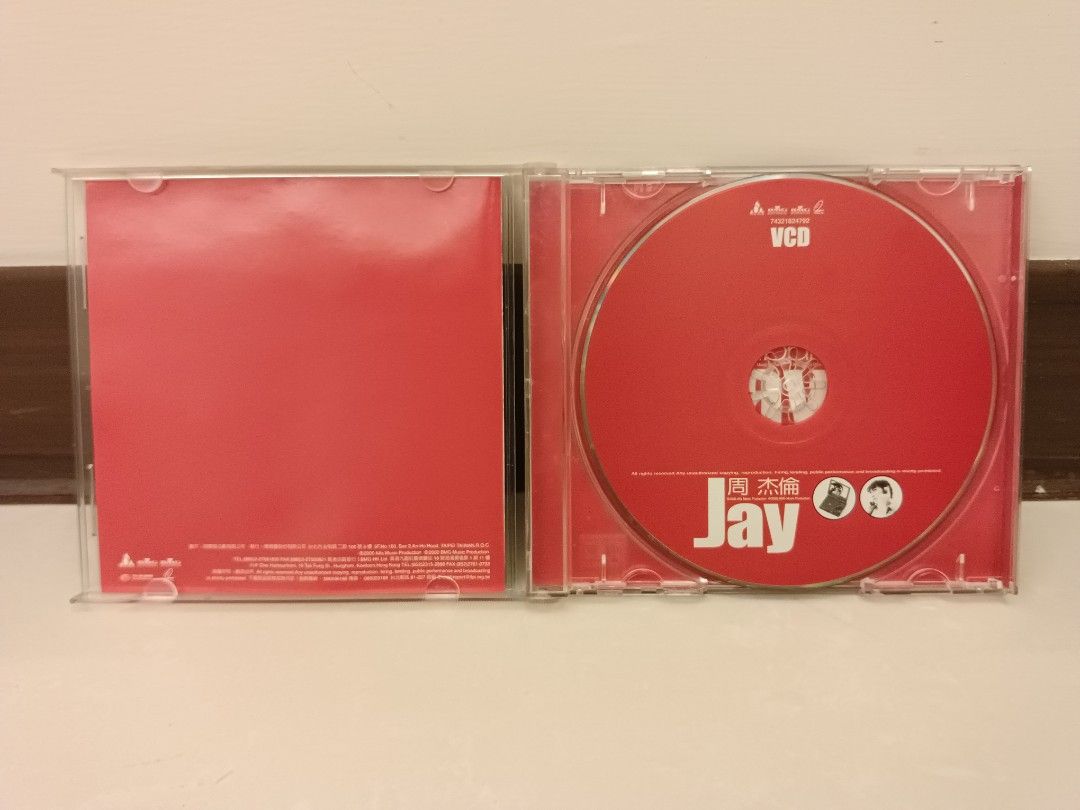 周杰倫(Jay)-首張同名專輯VCD, 書籍、休閒與玩具, 樂器、音樂相關, CD
