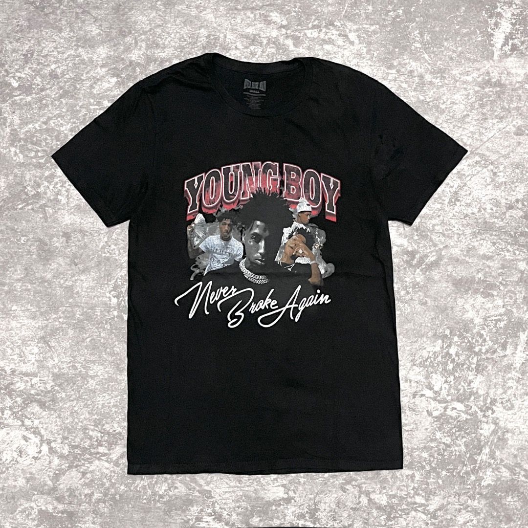 Kaos Rapper Young Boy Never Broke Again Official Merch, Fesyen Pria ...