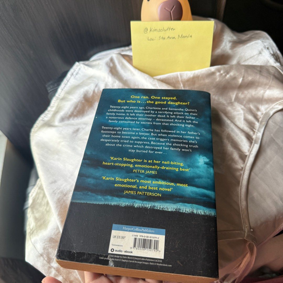 The Good Daughter by Karin Slaughter (Category: Storybooks) located in Manila. Submitted by kimsclutter (Listing ID 1414643202, Image 3). Description: .