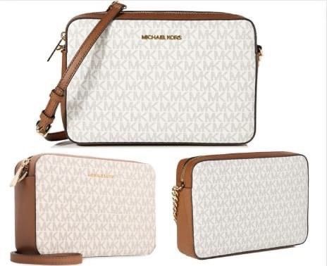 MK sling bag monogram white (Category: Luxury Bags & Wallets) located in San Mateo. Submitted by dona0210 (Listing ID 1315388758, Image 1). Description: Authentic MK monogram sling bag. White in color. From US. no inclusion. No dustbag. .