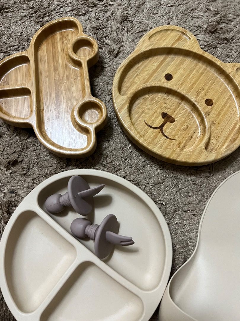 Natural Bamboo Suction Plate (Category: Weaning & Toddler Feeding) located in Manila. Submitted by cluttercrushers (Listing ID 1414780227, Image 2). Description: Get all for 500 .