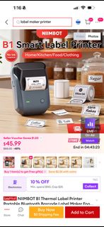 Label printer niimbot For Sale | Buy 100+ Label printer niimbot online ...