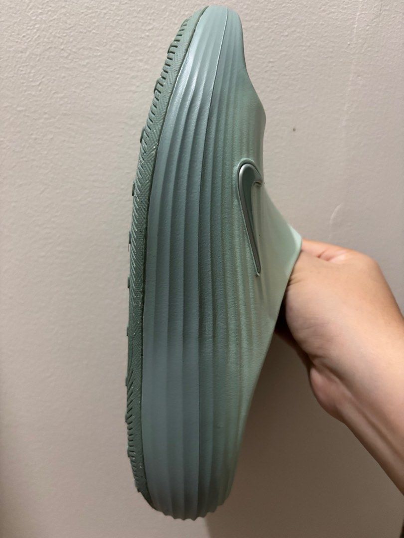 Nike Rejuvin8 Slides - Mint Green (Category: Slippers and slides) located in Cebu City. Submitted by dmtt___ (Listing ID 1414716587, Image 2). Description: - Mint green Nike Calm slides -us7w / 24cm - Textured sole for grip - Contoured footbed for comfort .